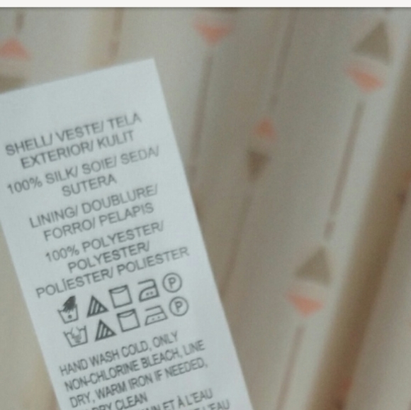 100% Silk LUCKY Cream Maxi Dress - MEDIUM - Picture 5 of 6